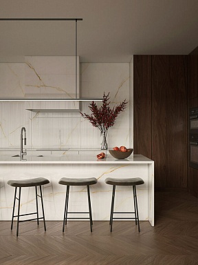 Керамогранит Laminam LAMF0M0214_IT Diamond Cristallo Gold Caress Book Match B 12+ 162x324