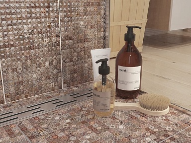 Плитка Cersanit HAG011D Hammam рельеф бежевый 20x44