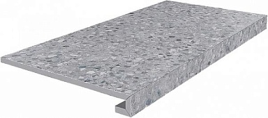 Kerama Marazzi SG632620R/GCF Ступень клееная Терраццо серый 33х60
