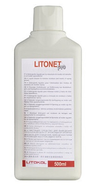 Сопутствующие товары для затирки LITOKOL Средства для очистки и защиты поверхности Очиститель эпоксидной затирки LITONET PRO 0.5 л