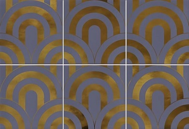 Декор VIVES Takada Indigo Oro 23x33,5
