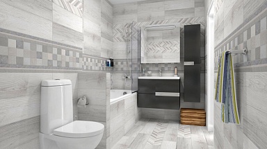 LB-Ceramics Норданвинд Декор 2 1664-0154 20х60