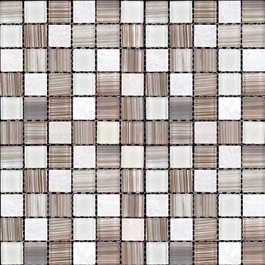 Natural MSD-428 (MSDH-428) мозаика Стекло+Мрамор 25,8х25,8 300x300