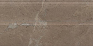 Плинтус Kerama Marazzi FMA032R Серенада бежевый тёмный глянцевый обрезной 30x15