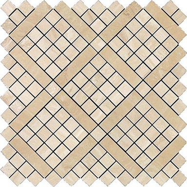 Декор Atlas Concorde Italy 9MVA Marvel Travertino Alabastrino Diagonal Mosaic 30.5x30.5