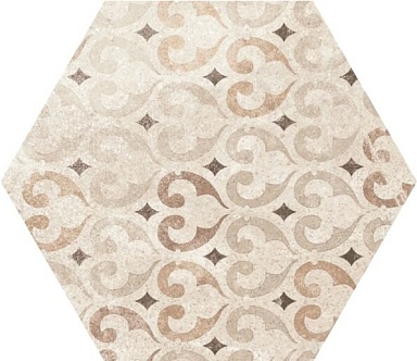 Декор Equipe 22098 Hexatile Cement Garden Sand 17,5x20 (17 видов паттерна)