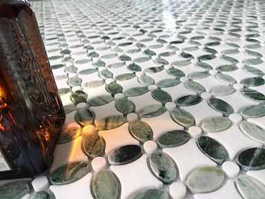Мозаика Caramelle Mosaic Nuvola rosato Pol 23x73x7 29.8x29.8