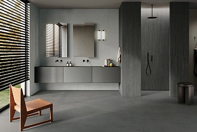 Керамогранит Italgraniti FL05BAC I Cementi Greige Ciottolo SQ. RealUp/StrideUp 60x120