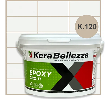 Смеси и затирки Kerabellezza Эпоксидная затирка Design К.120 0,33 кг