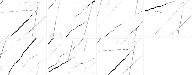 Керамогранит Novin Ceram Yazd Tile Co N9780T48 Helsinki White Polished Rect 60х120