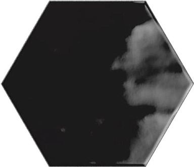 Плитка Ribesalbes PT03136 Hex Black Glossy 15x17,3
