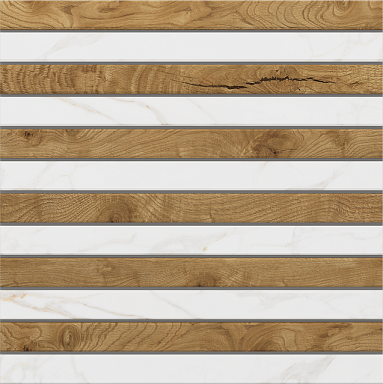 Ametis by Estima Мозаика SM02/SI04 Supreme Fascia неполированная 30x30x1.0