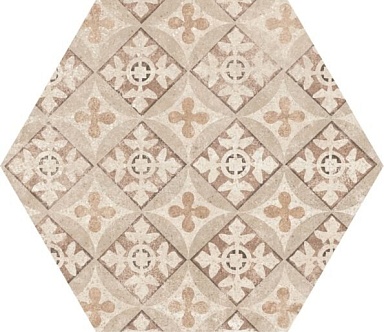 Декор Equipe 22098 Hexatile Cement Garden Sand 17,5x20 (17 видов паттерна)