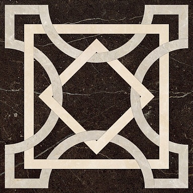 Керамогранит Marmocer 33 Classic Magic Tile Brandenburg Black 60x60