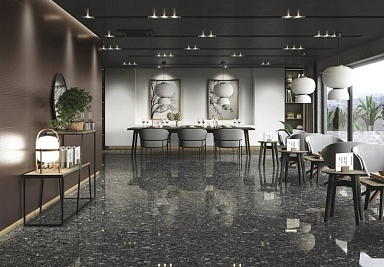 Керамогранит Fanal Venezia NPLUS Black 90x90