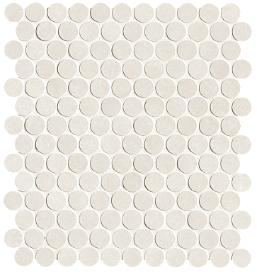 Мозаика FAP Ceramiche fTAX Still Gesso Round Mosaico Matt 29,5x32,5