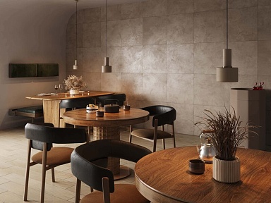 Estima Ступень GF02 Graffito Light Beige неполированный с насечками 30x120
