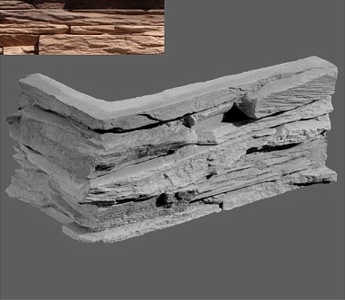 Искусственный камень Leonardo Stone Угловой элемент Перуджа 890 20/10x10x3,5