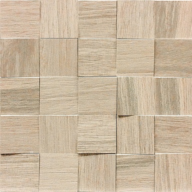 Декор Casa Dolce Casa 742057 Wooden Almond Mosaico 3D Inclinato Nat 6x6 30x30