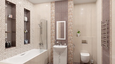 Бордюр Kerama Marazzi 136 Бежевый карандаш 20*1.5