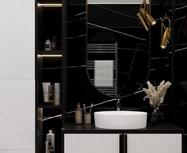 Керамогранит Laparet Lawa black черный полированный 60x120