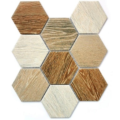 Мозаика Bonaparte Wood comb 29.5x25.6