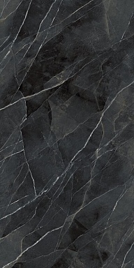 Керамогранит Laminam LAMF0M0211_IT Diamond Calacatta Black Bocciardato Book Match A 20+ 162x324