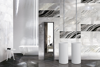 Декор Brennero Decor Superior Silver Dark 25x75