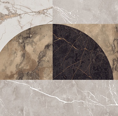 Керамогранит Ariana Ceramica PF60005105 Epoque Abstract Ret 60X60