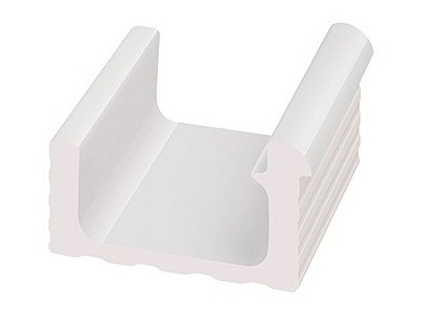 Декоративная вставка Serapool KP103 Переливной лоток керамический White 24x24,5