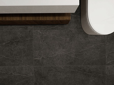 Керамогранит Global Tile GT1206020505LGR Ideal Черный лаппатированный 60x120