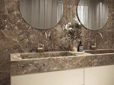 Керамогранит Ape A044908 Imperial Brown 3D Honed Rect 120x280