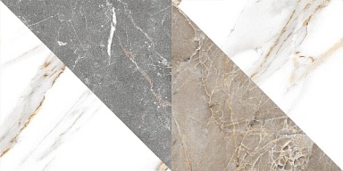 Плитка Global Tile GT98VG Capella Белый Геометрия 50x25