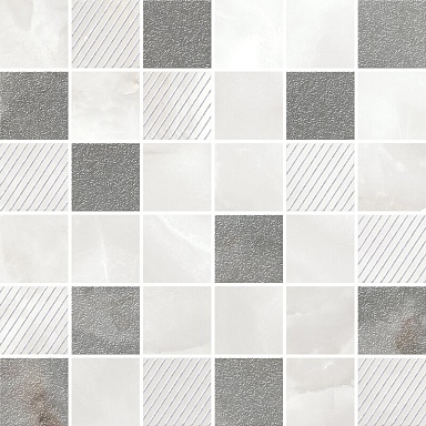 Декор Azori 587433004 Opale Grey Mosaic 30x30