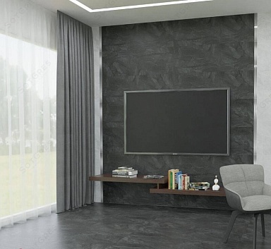 Декор SotGres Ontario Nero Decore Carving Slim 40x120
