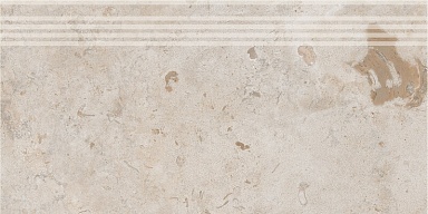 Kerama Marazzi DD205420R/GR Ступень Про Лаймстоун бежевый темный натуральный обрезной 60х30