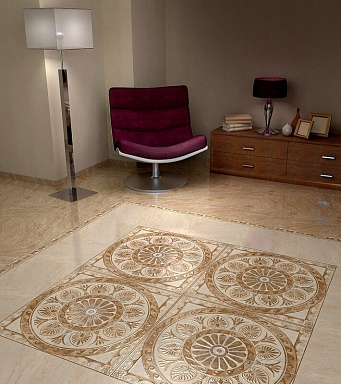 Kerama Marazzi SG111702R/5BT Триумф беж лаппатированый плинтус 42*8