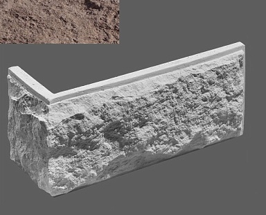 Искусственный камень Leonardo Stone Угловой элемент Шато 910 33/11x16,7x3