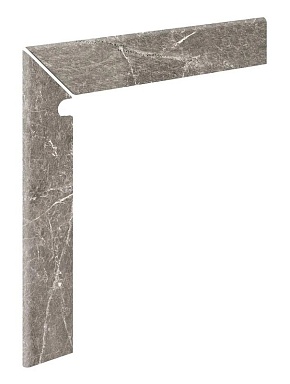 Kerastep Плинтус для ступени ML левый Marble 421 Moca R9 596х596х11