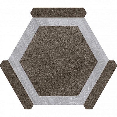 Керамогранит Monopole Oregon Grafito Gris 22x25