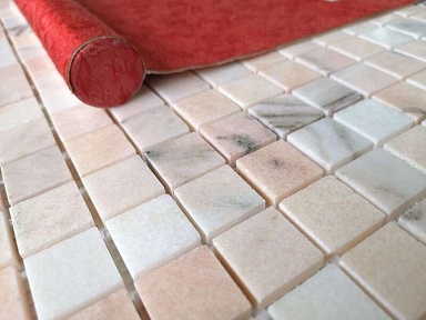Мозаика Caramelle Mosaic Nuvola rosato Pol 23x73x7 29.8x29.8