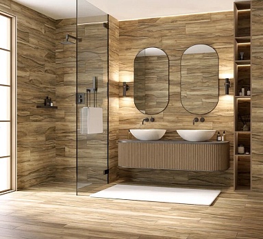 Керамогранит Idalgo Avellano Beige / Авеллано Бежевый SR 120x19.5