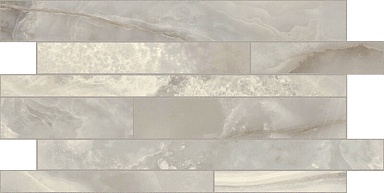 Мозаика Casa Dolce Casa 767676 Onyx&More Silver Onyx Satin Modulo Listello SF 30x60