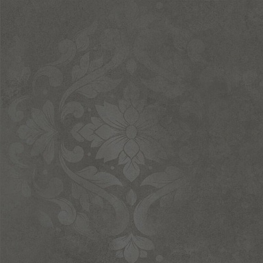 Kerama Marazzi KM4040G0091N Хадду серый тёмный матовый декорированный 40,2x40,2x0,8