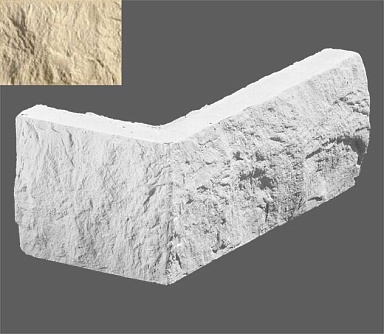Искусственный камень Leonardo Stone Угловой элемент Анкона 051 7,5/27x9.5x1.6