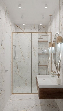 Керамогранит Duna Magnum White Carving Матовый 60x120
