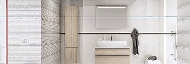 Бордюр Mei UG1U032 Universal Glass Спецэлемент стеклянный синий 3x75