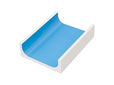 Декоративная вставка Serapool K501 Переливной водоотводный канал Light Blue 18,5x24,5