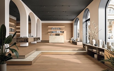 Плитка Atlas Concorde Italy AX18 Log 3D Pleat Amber Oak Matt 50x120