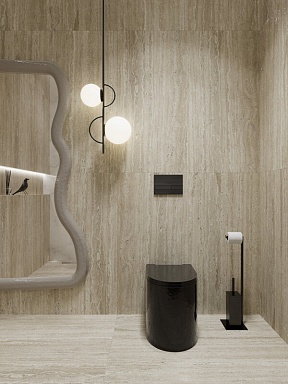 Керамогранит Arcadia Ceramica CR4022-A Travertino Natural Carving 60x120